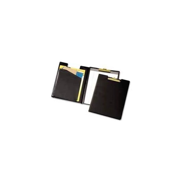 Cardinal Brands Cardinal Sealed Vinyl Clip Folder with Pad, Legal-Size, 9-1/2" x 15-1/4", Black 253610 - main